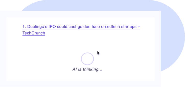 AI summarizer