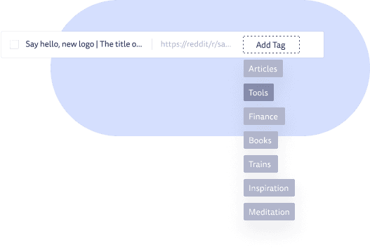 Manage your collection with tags