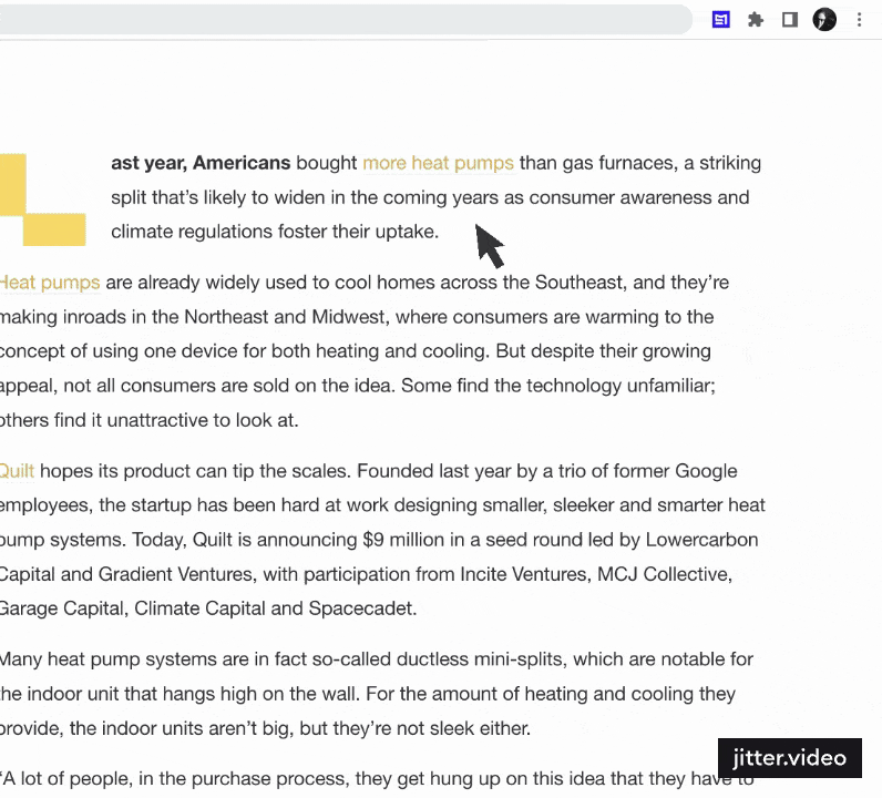 AI article summarization